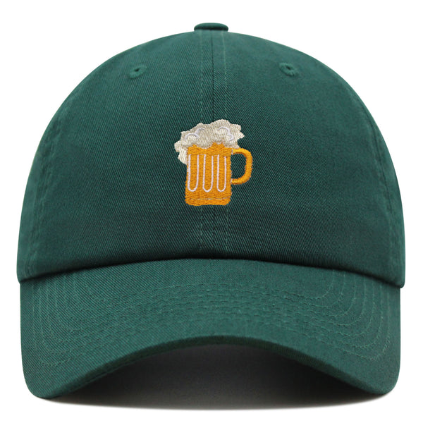 Beer Mug Premium Dad Hat Embroidered Baseball Cap Party