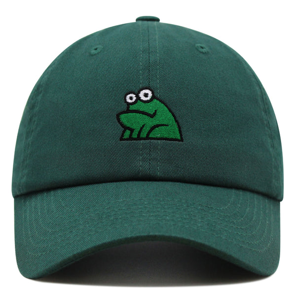 Frog Premium Dad Hat Embroidered Baseball Cap Funny