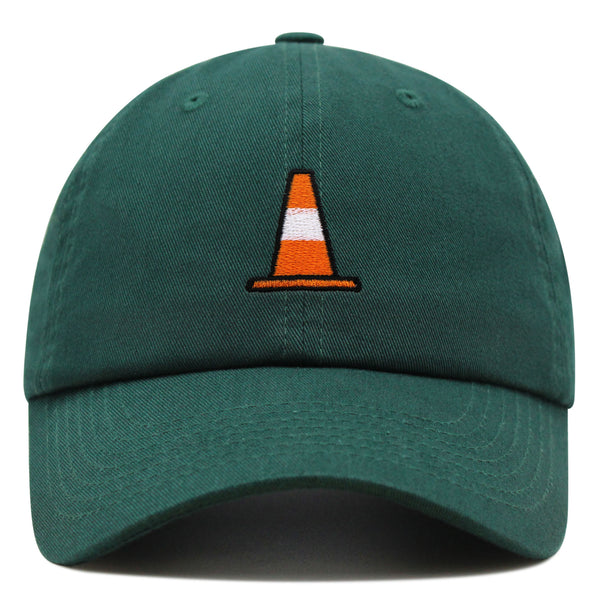 Safety Cone Premium Dad Hat Embroidered Baseball Cap Construction