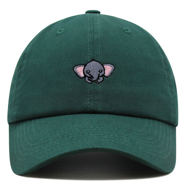 Elephant Premium Dad Hat Embroidered Baseball Cap Wild Cute