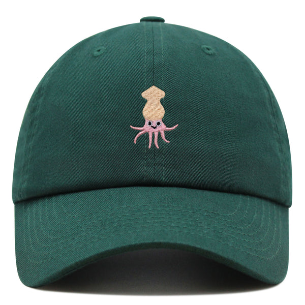 Squid Premium Dad Hat Embroidered Baseball Cap Game Ocean