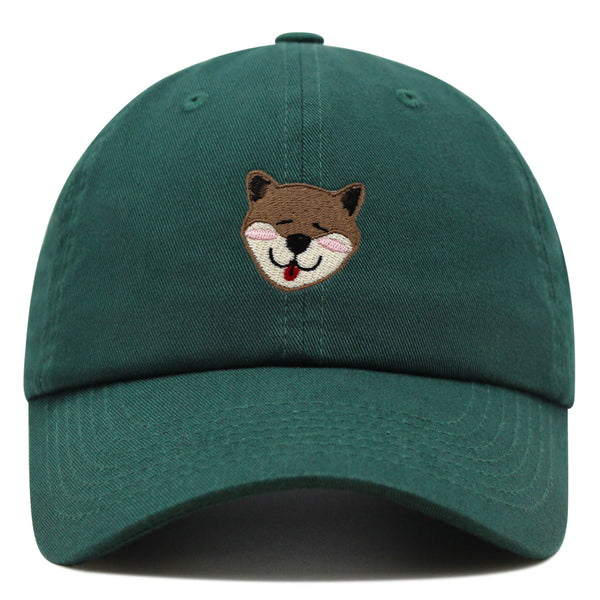 Shiba Premium Dad Hat Embroidered Baseball Cap Dog Puppy