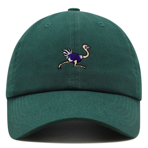 Ostrich Premium Dad Hat Embroidered Baseball Cap Zoo Africa