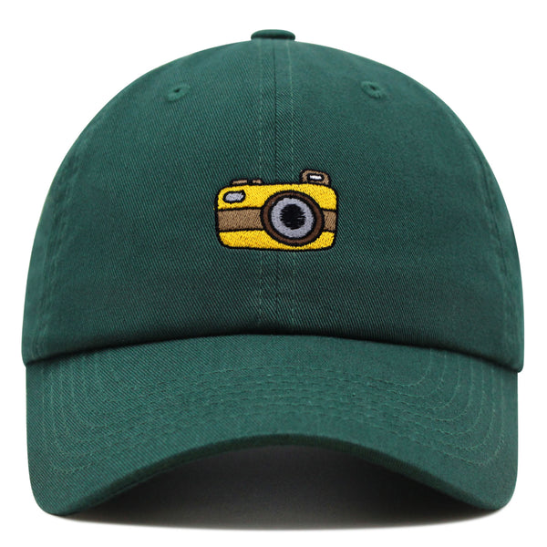 Camera Premium Dad Hat Embroidered Baseball Cap Digital Film