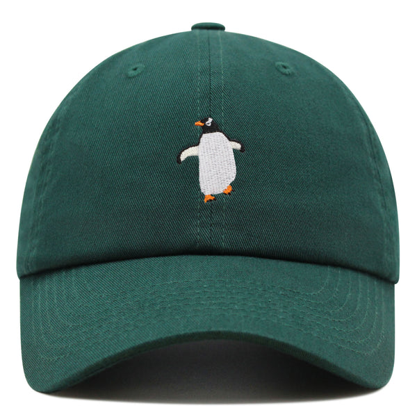 Dancing Penguin Premium Dad Hat Embroidered Baseball Cap Winter