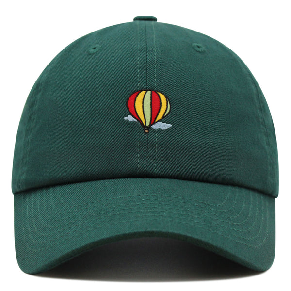 Hot Air Ballon Premium Dad Hat Embroidered Baseball Cap Travel Sky