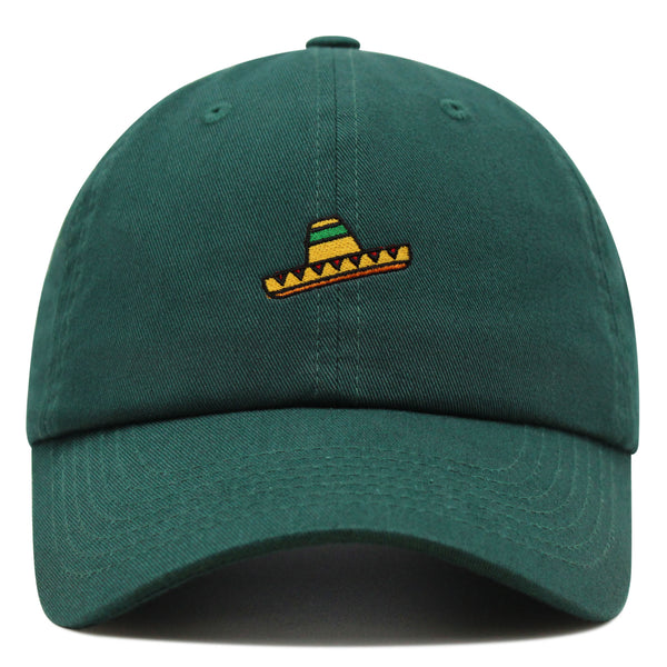 Mexican Hat Premium Dad Hat Embroidered Baseball Cap Mexico Cowboy