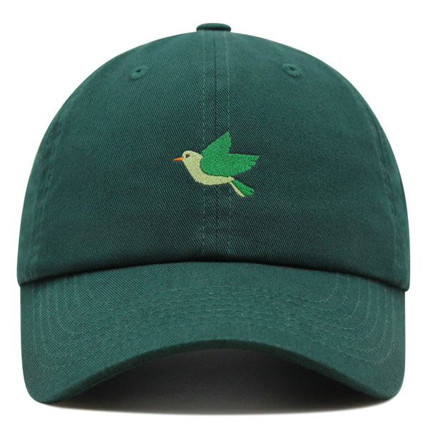 Bird  Premium Dad Hat Embroidered Baseball Cap Green