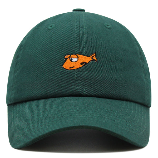 Funny Fish Premium Dad Hat Embroidered Baseball Cap Jokes Memes