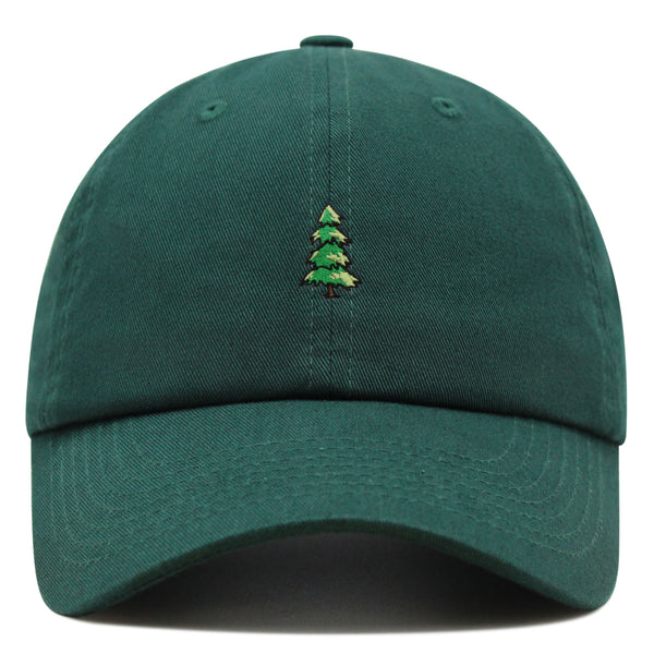 Pine Tree Premium Dad Hat Embroidered Baseball Cap Mountain