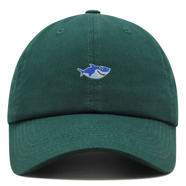 Cute Shark Premium Dad Hat Embroidered Baseball Cap Ocean Father