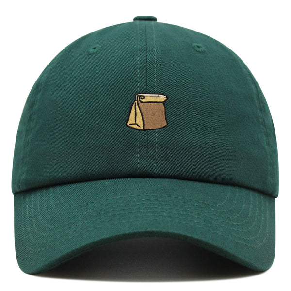 Paper Bag Premium Dad Hat Embroidered Baseball Cap Grocery