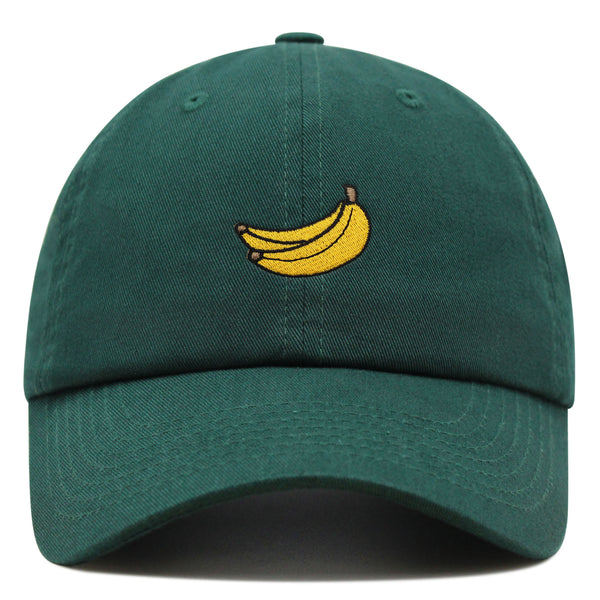 Banana Fruit Premium Dad Hat Embroidered Baseball Cap Monkey