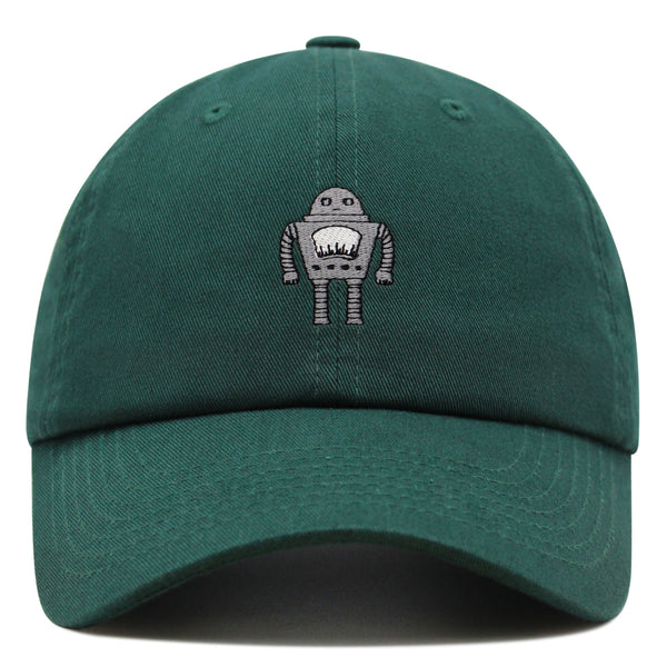 Robot Premium Dad Hat Embroidered Baseball Cap Funny