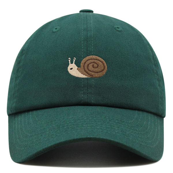 Snail Premium Dad Hat Embroidered Baseball Cap Cute