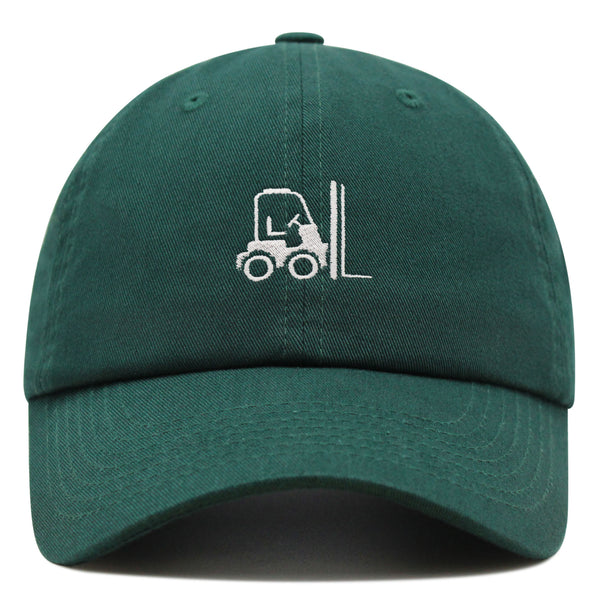 Forklift Premium Dad Hat Embroidered Baseball Cap Warehouse