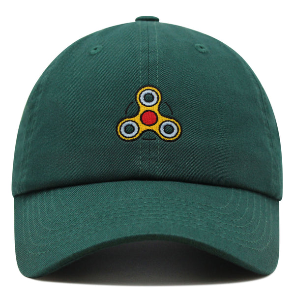 Fidget Spinner Premium Dad Hat Embroidered Baseball Cap Toy