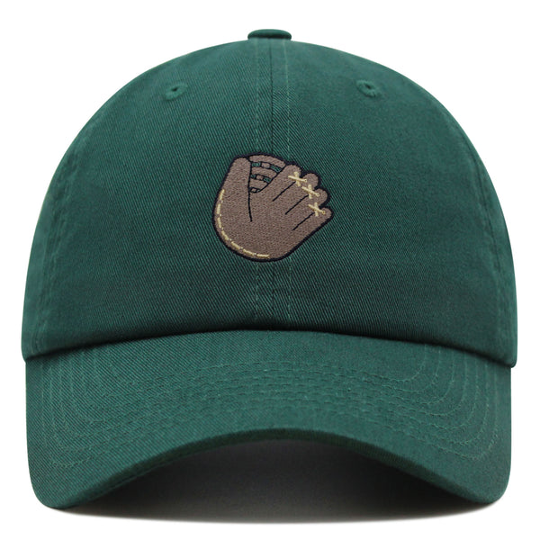 Baseball Glove Premium Dad Hat Embroidered Baseball Cap Sport