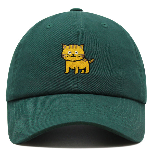 Cat Premium Dad Hat Embroidered Baseball Cap Cute