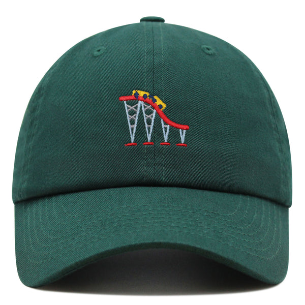 Roller Coaster Premium Dad Hat Embroidered Baseball Cap Tycoon