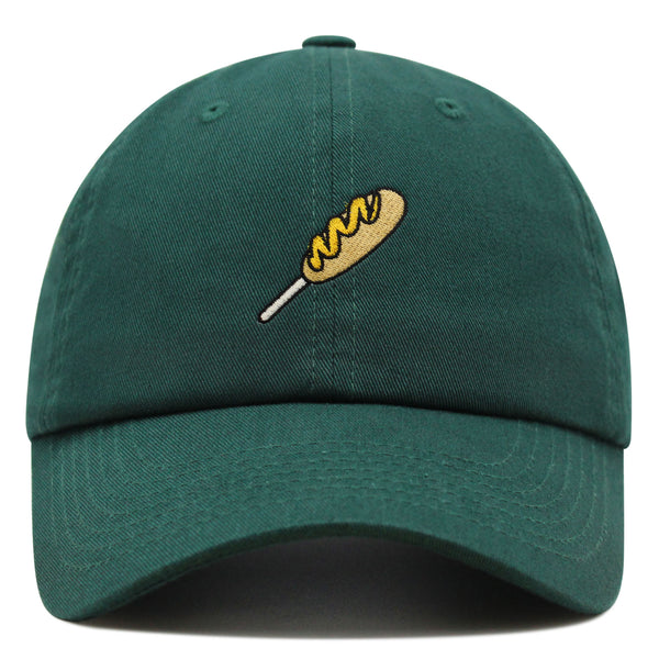 Corndog Premium Dad Hat Embroidered Baseball Cap Foodie