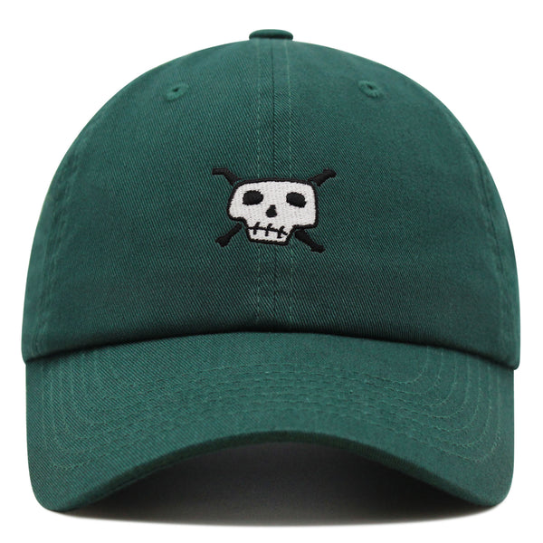 Pirate Skull Premium Dad Hat Embroidered Baseball Cap Cute