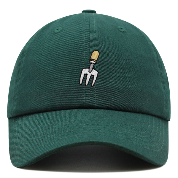 Plant Fork Premium Dad Hat Embroidered Baseball Cap Tool