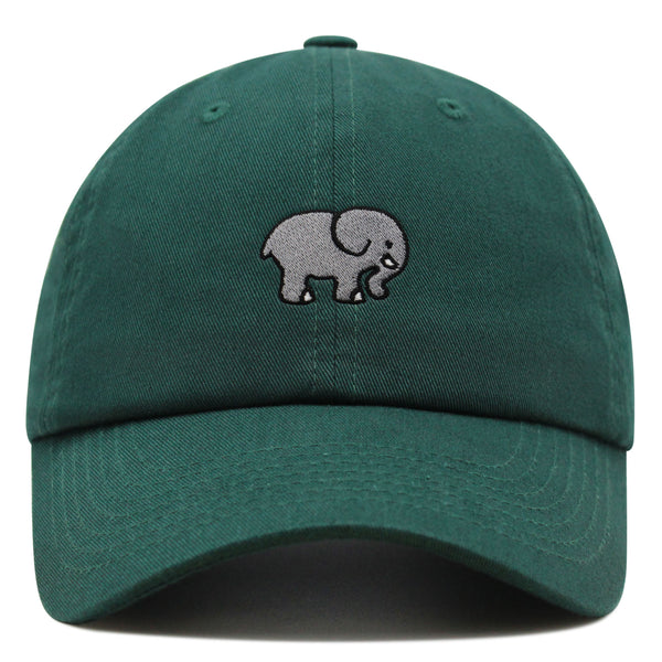 Elephant Premium Dad Hat Embroidered Baseball Cap Cute