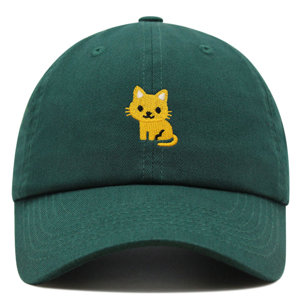 Cat Premium Dad Hat Embroidered Baseball Cap Cute