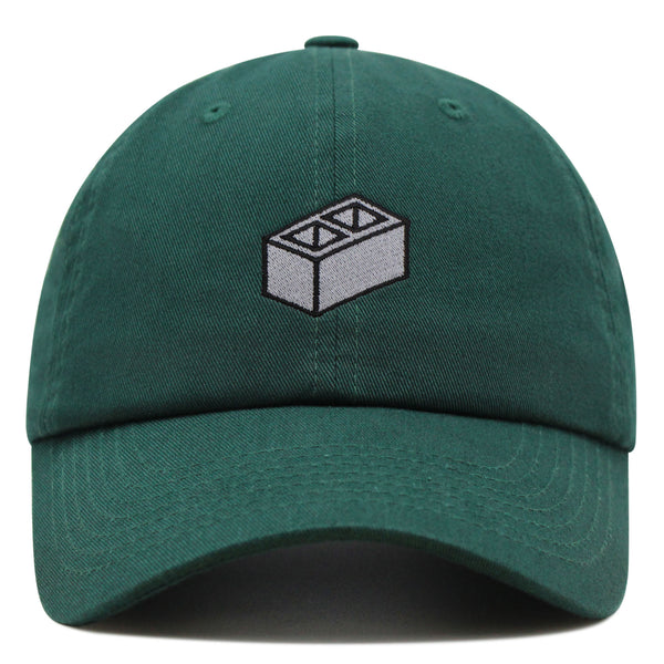 Cinder Block Premium Dad Hat Embroidered Baseball Cap Construction