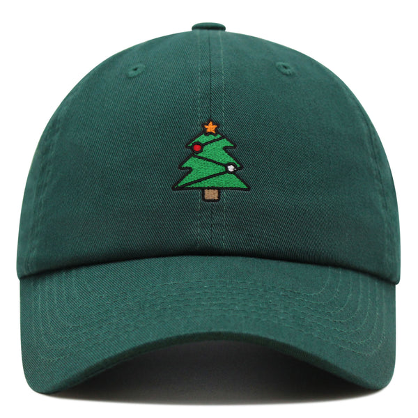 Christmas Tree Star Premium Dad Hat Embroidered Baseball Cap Holiday