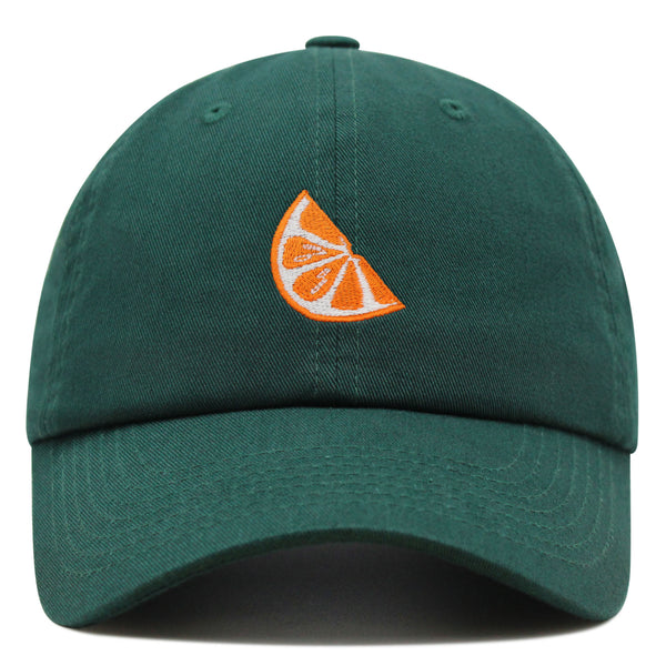 Orange Slice Premium Dad Hat Embroidered Baseball Cap Fruit