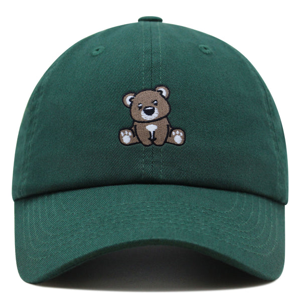 Bear Premium Dad Hat Embroidered Baseball Cap Curious