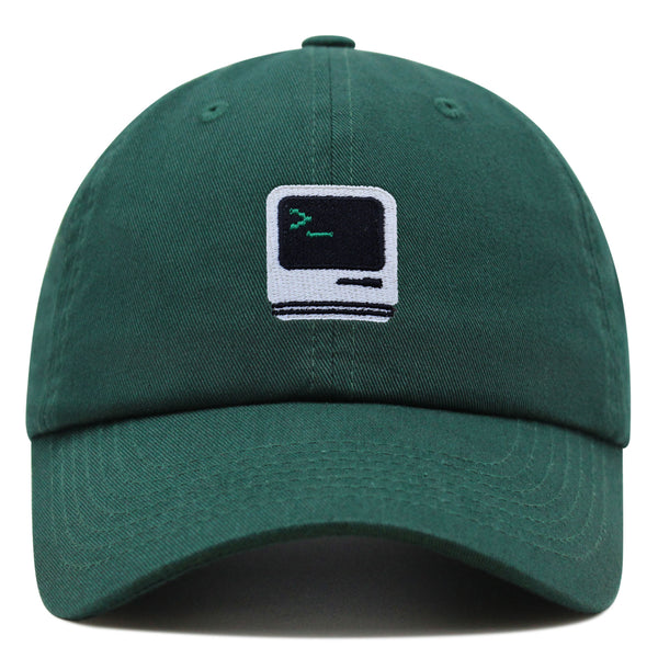 Vintage Computer Premium Dad Hat Embroidered Baseball Cap Old School