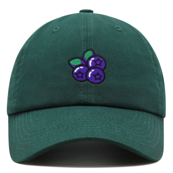 Blueberry Premium Dad Hat Embroidered Baseball Cap Fruit