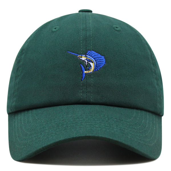 Deep Sea Fish Premium Dad Hat Embroidered Baseball Cap Fishing