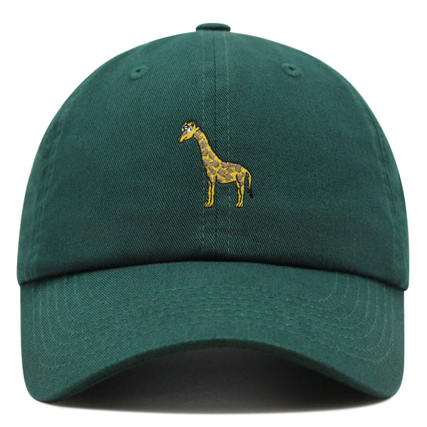 Giraffe Premium Dad Hat Embroidered Baseball Cap Africa Zoo