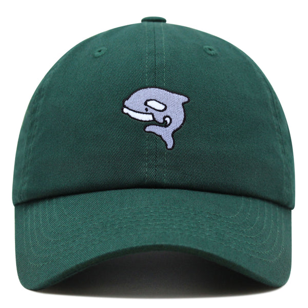 Orca Whale Premium Dad Hat Embroidered Cotton Baseball Cap Ocean Trip