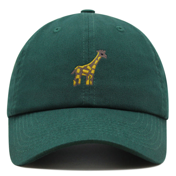 Giraffe Premium Dad Hat Embroidered Cotton Baseball Cap