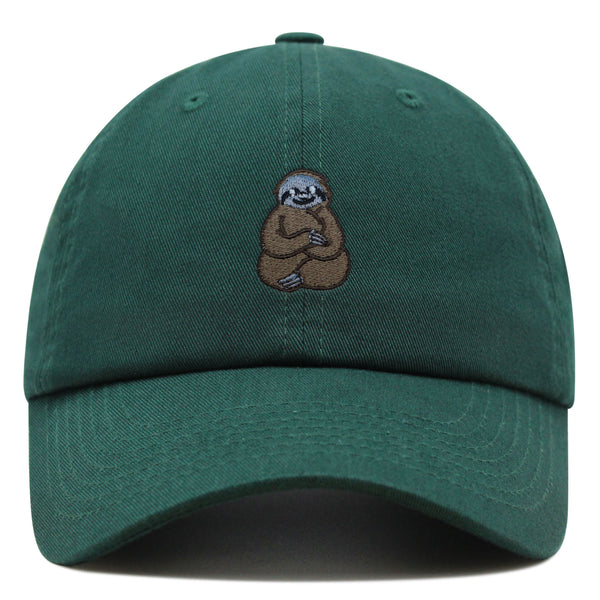 Sloth  Premium Dad Hat Embroidered Cotton Baseball Cap