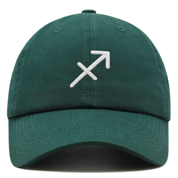 Sagitarius Premium Dad Hat Embroidered Cotton Baseball Cap Zodiac Symbol