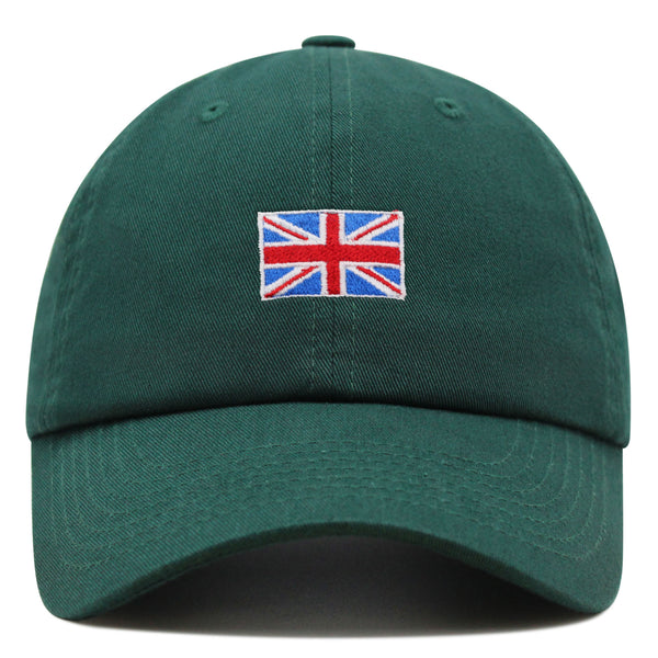 United Kingdom Flag Premium Dad Hat Embroidered Cotton Baseball Cap UK