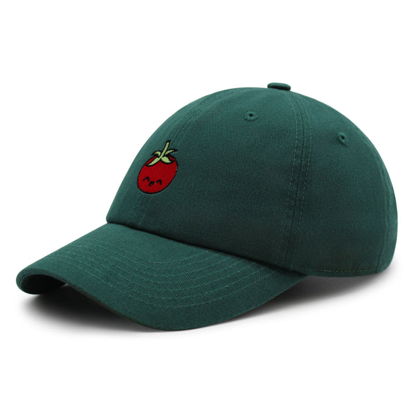 Tomato Premium Dad Hat Embroidered Baseball Cap Vegetable Vegan