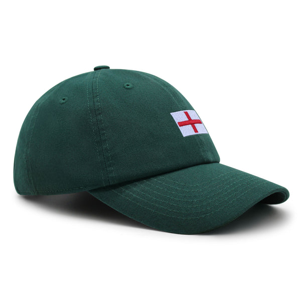 England Flag Premium Dad Hat Embroidered Cotton Baseball Cap Soccer