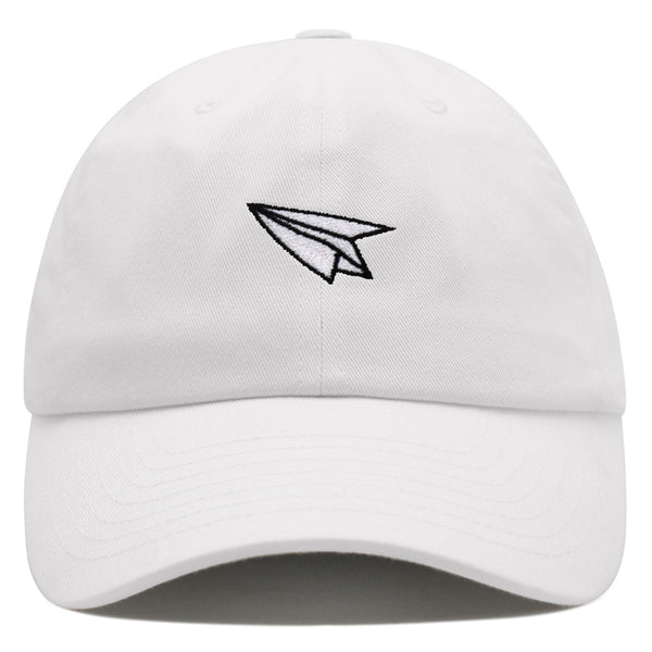 Paper Airplane Premium Dad Hat Embroidered Baseball Cap Plane Sky