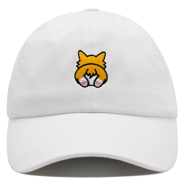 Corgi Butt Premium Dad Hat Embroidered Baseball Cap Welsh Corgi