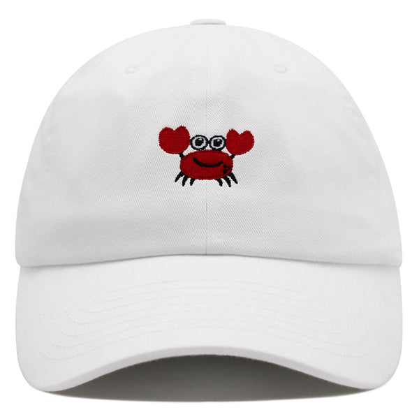 Funny Crab Premium Dad Hat Embroidered Baseball Cap Ocean Sea Fishing