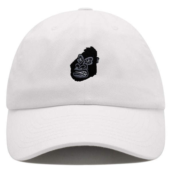 Gorilla Face Premium Dad Hat Embroidered Baseball Cap Zoo Chimpange