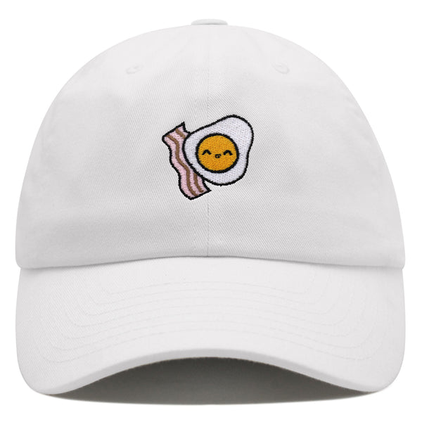 Egg and Bacon Premium Dad Hat Embroidered Baseball Cap Breakfast