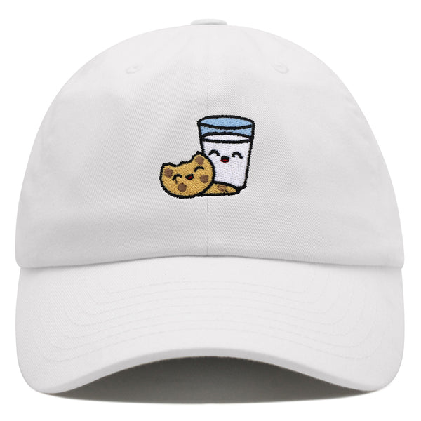 Milk and Cookie Premium Dad Hat Embroidered Baseball Cap Snack